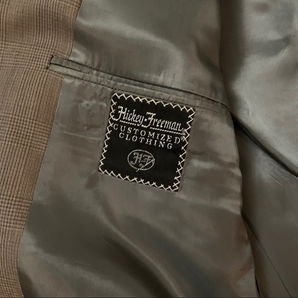 Hickey Freeman glen plaid blazer - Picture 14 of 15